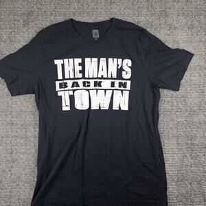 WWE The Man Is Back In Town Becky Lynch Shirt Size XL Wrestling Aew Tna